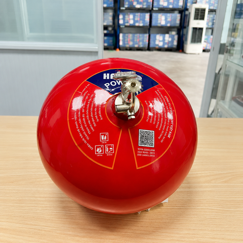 Bình Cầu Chữa Cháy Tự Động Bột ABC 8Kg Hafico HFPA8