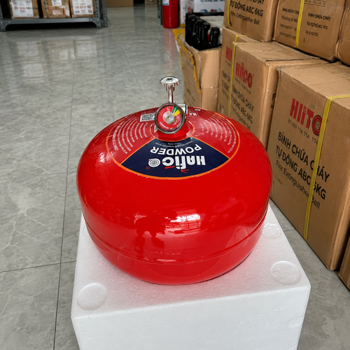 Bình Cầu Chữa Cháy Tự Động Bột ABC 6Kg Hafico HFPA6