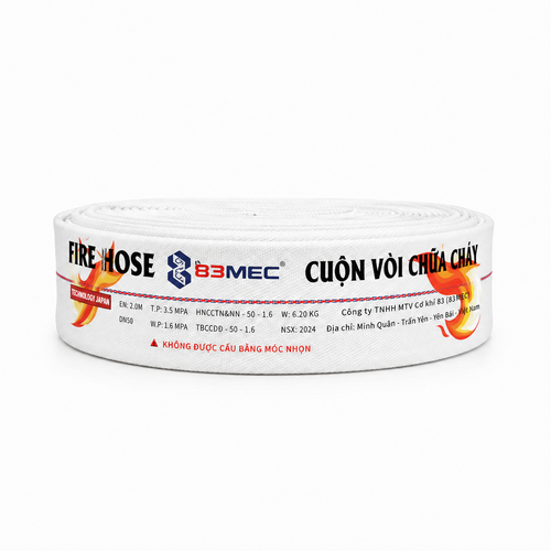 Vòi Chữa Cháy D50 Bộ Quốc Phòng 83Mec CV50-20/16