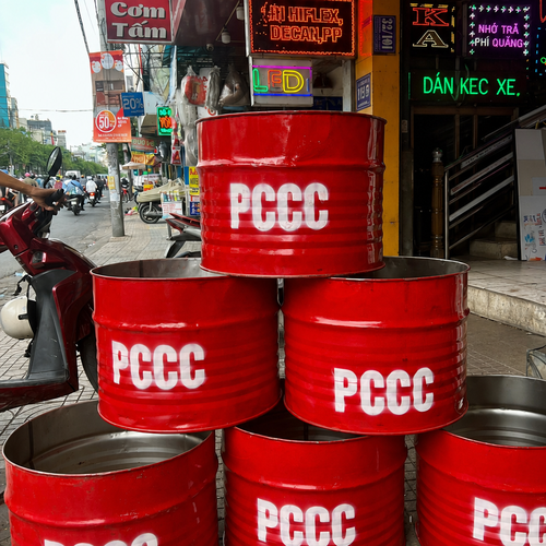 Thùng Phuy Đựng Cát PCCC