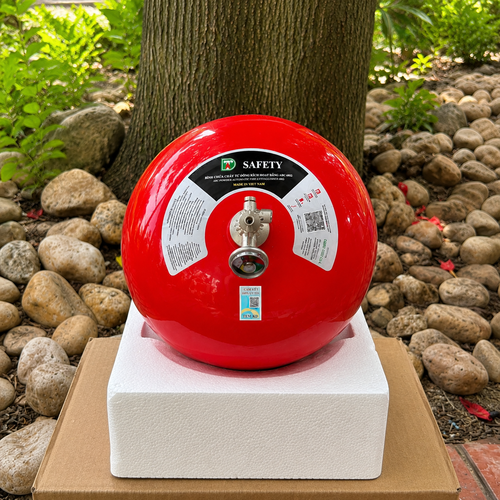 Bình Cầu Chữa Cháy Tự Động Bột ABC 6Kg SAFETY DTT-ABC/AUTO-6Kg