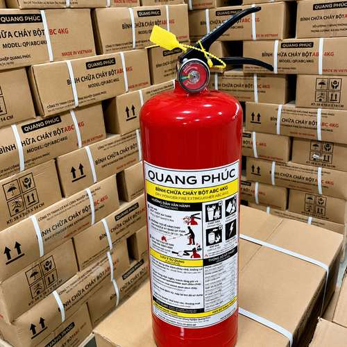 Bình Chữa Cháy Bột ABC 4kg Quang Phúc QP/ABC/4KG