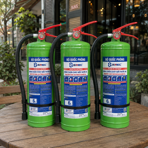 Bình Chữa Cháy Gốc Nước 6 Lít Bộ Quốc Phòng 83MEC/WFE/6L 