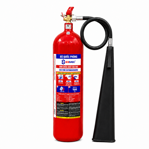 Bình Chữa Cháy Khí Co2 5Kg Bộ Quốc Phòng 83MEC/CO2/MT5