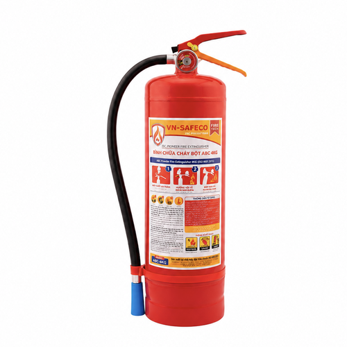 Bình Chữa Cháy Bột ABC 4kg VN-SAFECO VNS-ABC/M4