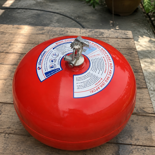 Bình Cầu Chữa Cháy Tự Động Bột ABC 8Kg Sông Hồng SH.APC8