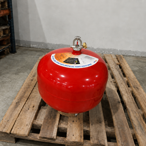 Bình Cầu Chữa Cháy Tự Động Bột ABC 8kg Vinafoam CTD8