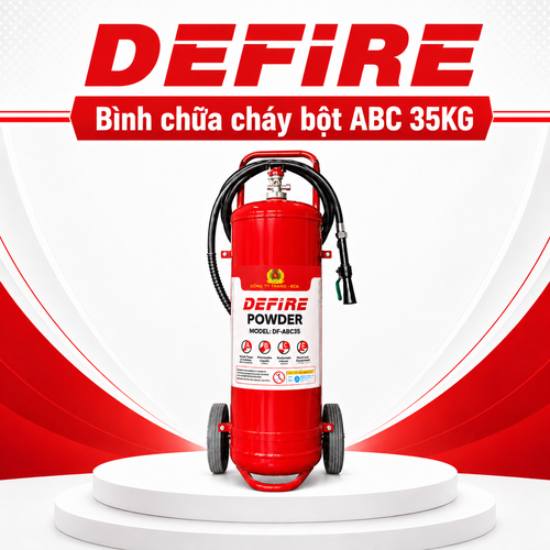 Bình Chữa Cháy Bột ABC 35Kg Defire DF-ABC35