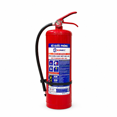 Bình Chữa Cháy Bột ABC 4Kg Bộ Quốc Phòng 83MEC/ABC/4KG