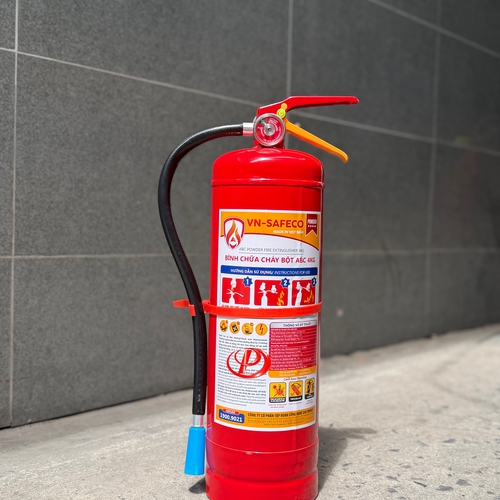 Bình Chữa Cháy Bột ABC 4kg VN-SAFECO VNS-ABC/M4