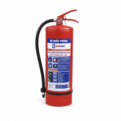 Bình Chữa Cháy Bột ABC 8Kg Bộ Quốc Phòng 83MEC/ABC/8KG