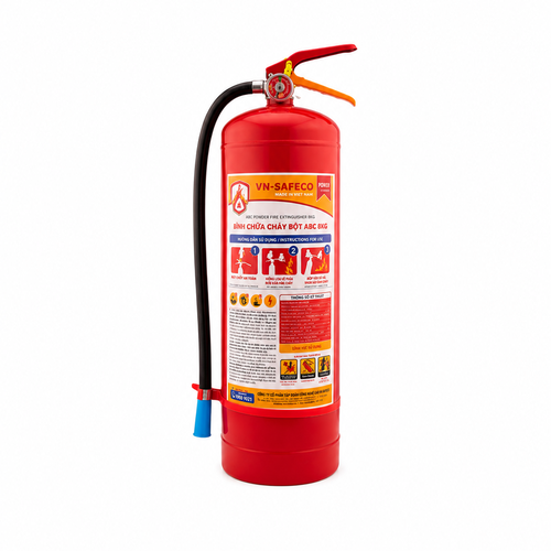 Bình Chữa Cháy Bột ABC 8kg VN-SAFECO VNS-ABC/M8
