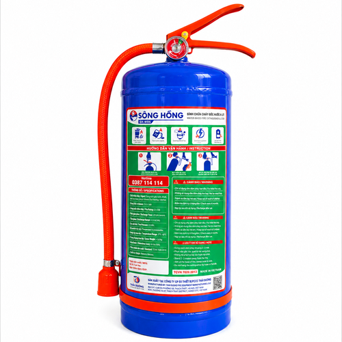 Bình Chữa Cháy Gốc Nước 6 Lít Sông Hồng SH.WB6