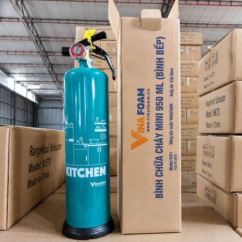 Bình Chữa Cháy Gốc Nước Foam 1 lít Vinafoam VF1 Cho Nhà Bếp