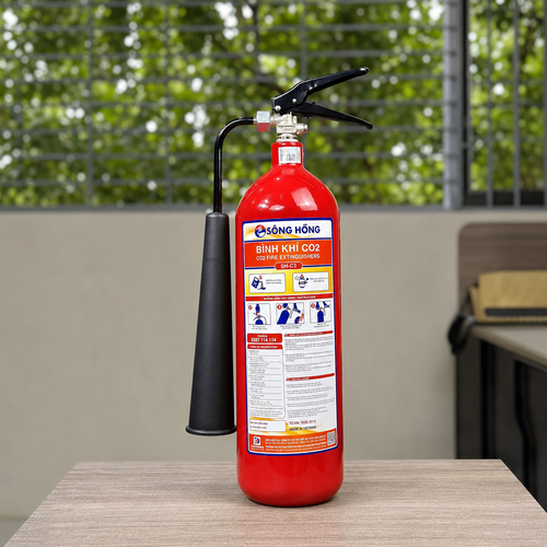 Bình Chữa Cháy Khí CO2 3kg Sông Hồng SH.C3