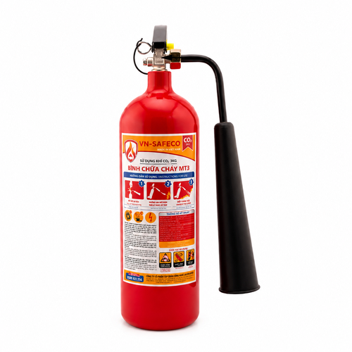Bình Chữa Cháy Khí CO2 3kg VN-SAFECO VNS-CO2/M3