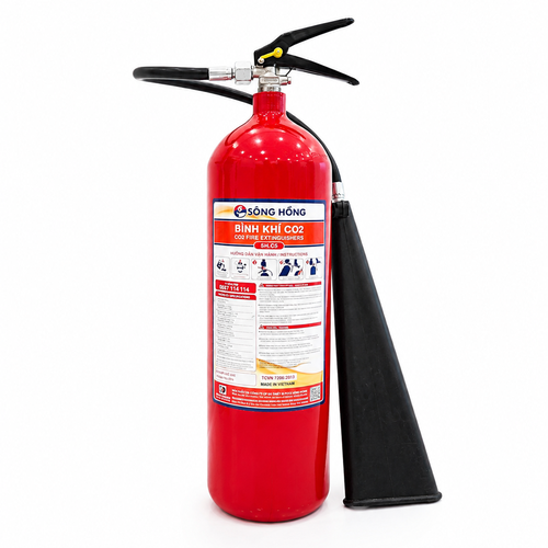 Bình Chữa Cháy Khí CO2 5kg Sông Hồng SH.C5