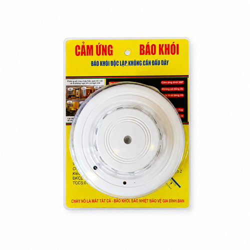 Đầu Báo Khói Độc Lập Không Dây Dùng Pin 9V