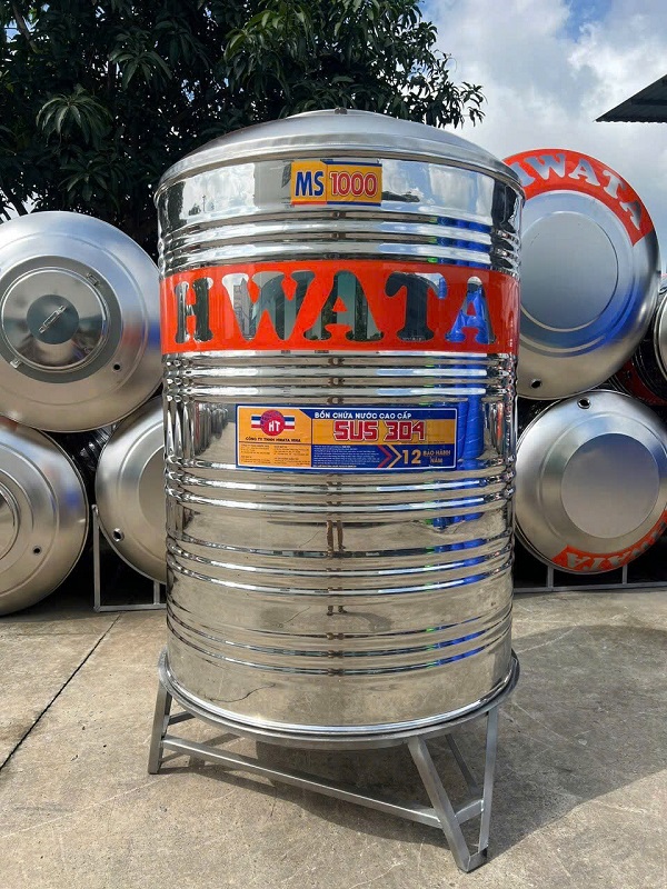 Bồn nước Hwata 1,000L Đứng tại Kho Bồn nước Hwata 1,000L Đứng tại Kho