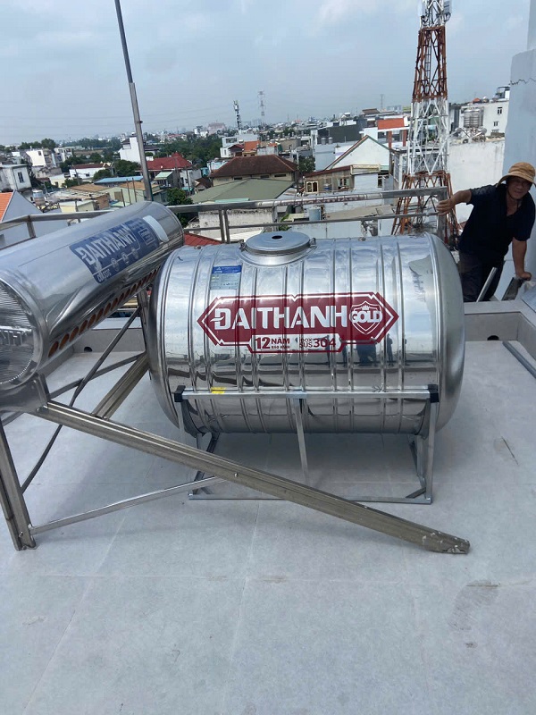 Bồn inox 304 Đại Thành 1000L Ngang Bồn inox 304 Đại Thành 1000L Ngang