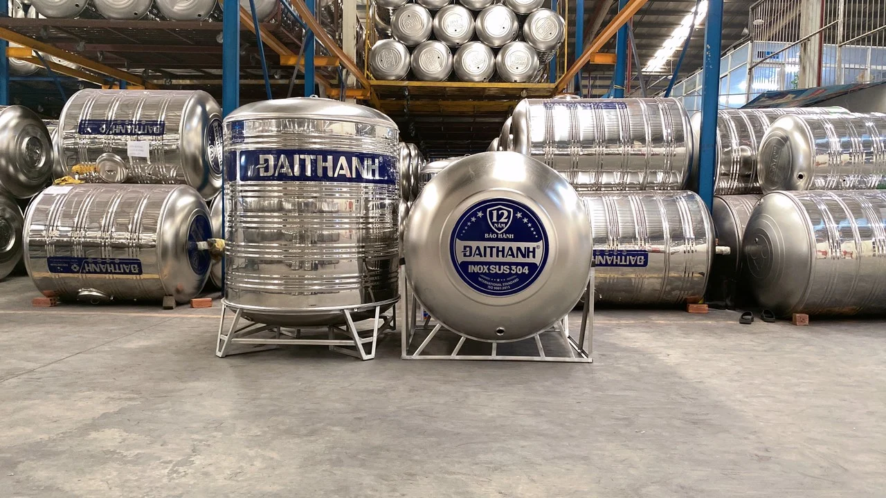 Bồn inox Đại Thành 2000L Bồn inox Đại Thành 2000L
