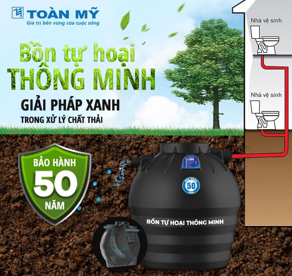 Bồn tự hoại Toàn Mỹ 2000L Bồn tự hoại Toàn Mỹ 2000L