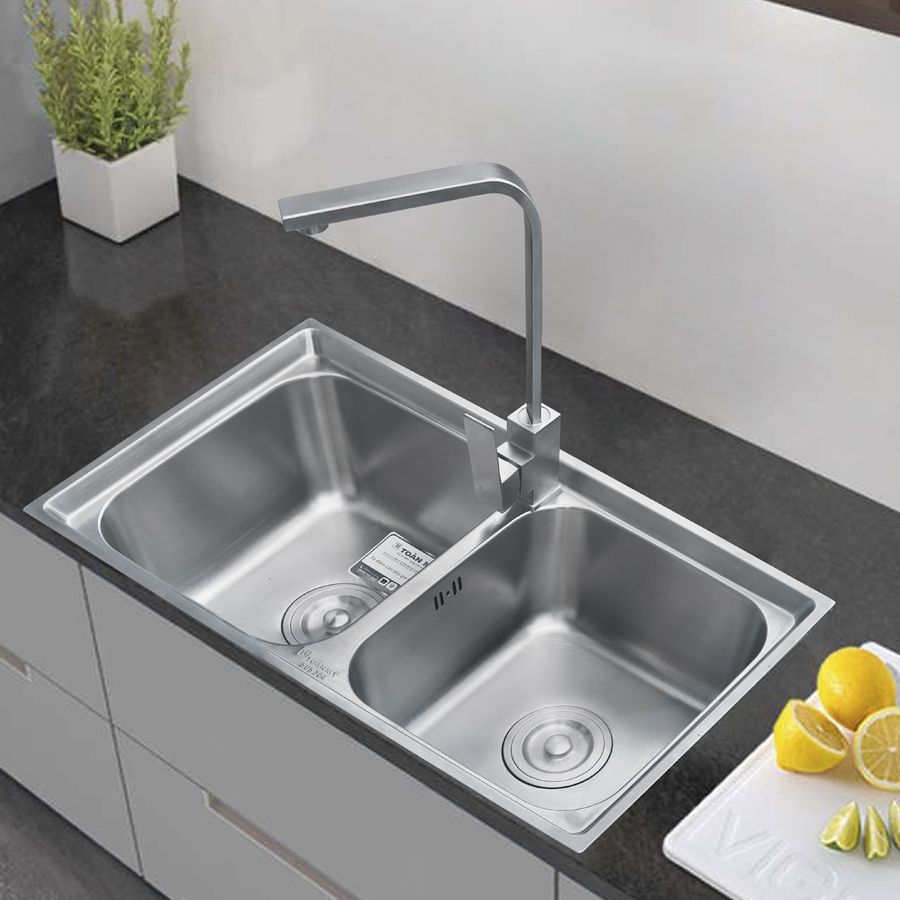 Chậu rửa inox Toàn Mỹ TMS82 cao cấp Chậu rửa inox Toàn Mỹ TMS82 cao cấp