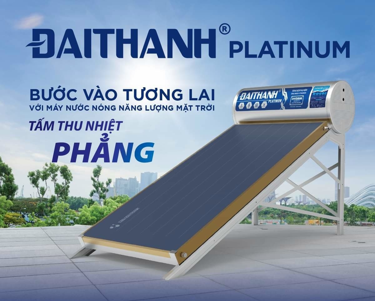 Máy nước nóng tấm phẳng Đại Thành Platinum 150L Máy nước nóng tấm phẳng Đại Thành Platinum 150L