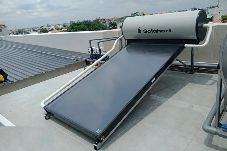 Máy nước nóng tấm phẳng Solahart 150L Máy nước nóng tấm phẳng Solahart 150L