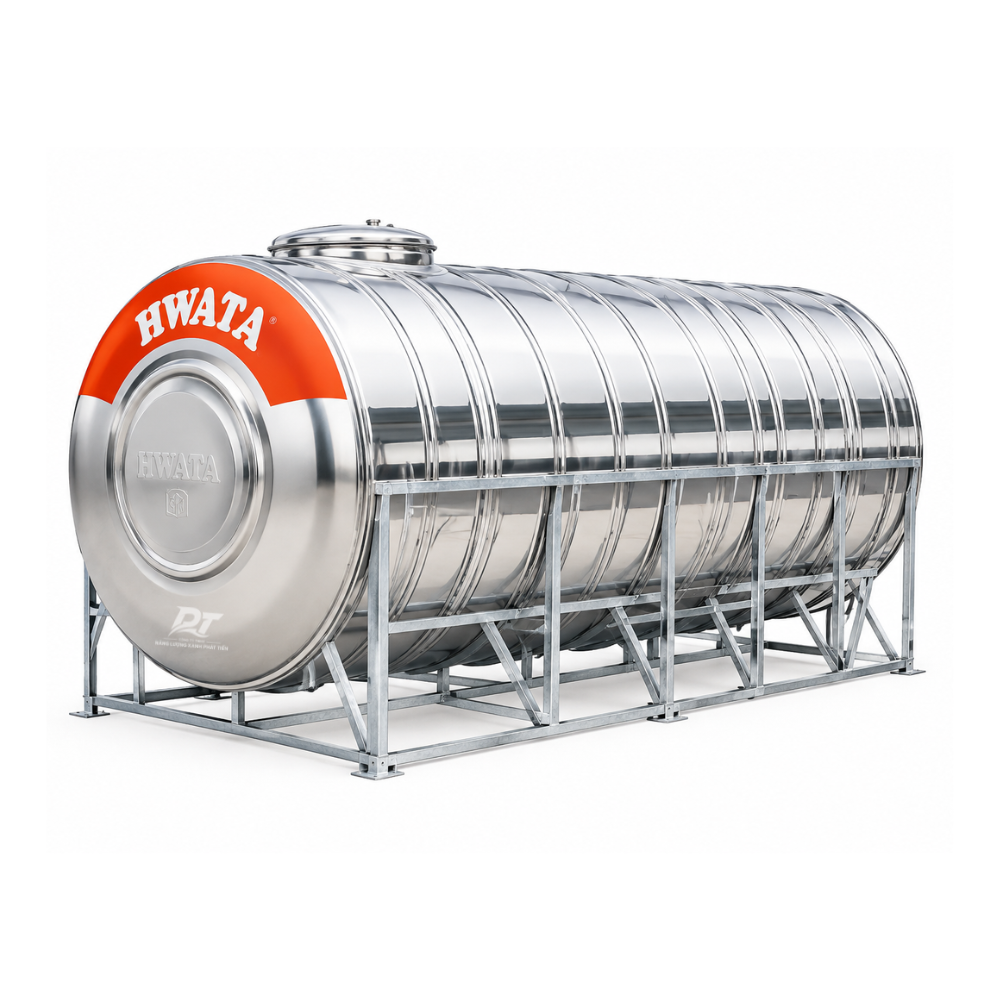 Bồn inox Hwata 10000L ngang