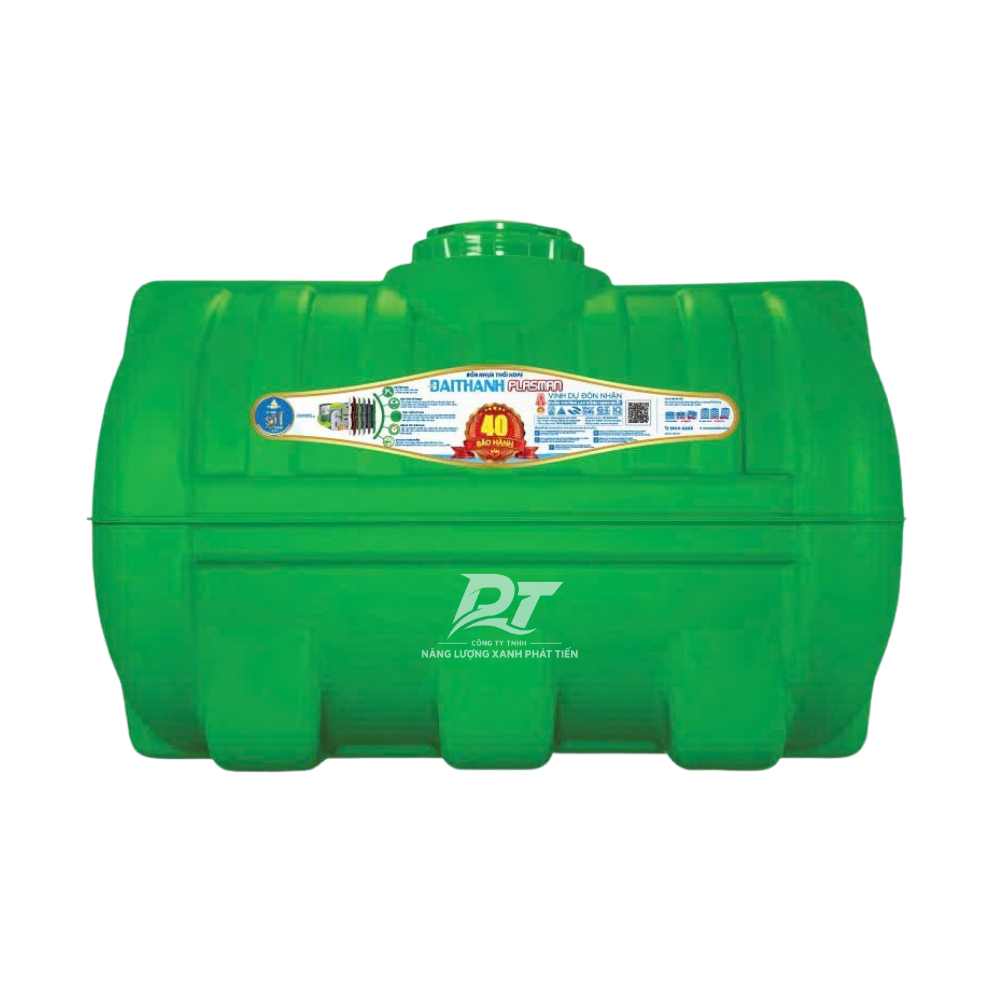 Bồn nhựa Đại Thành Plasman 500L ngang