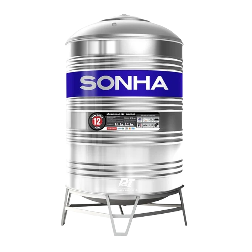 Bồn inox Sơn Hà 500L đứng