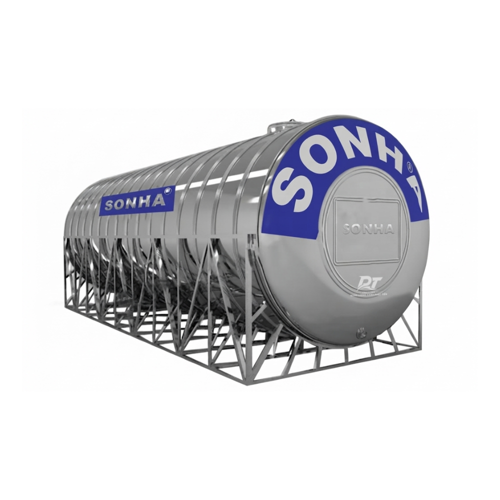 Bồn inox Sơn Hà 10000L ngang