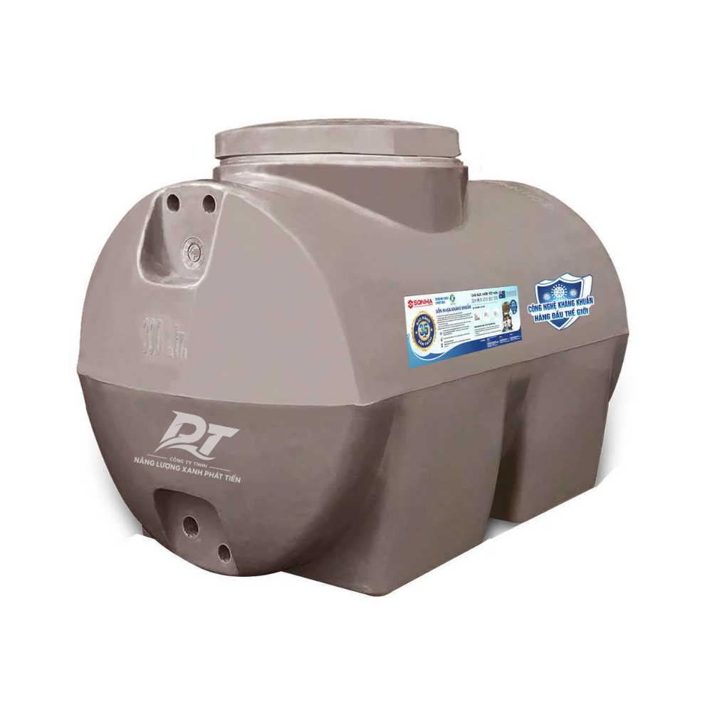 Bồn nhựa Sơn Hà kháng khuẩn 500L ngang