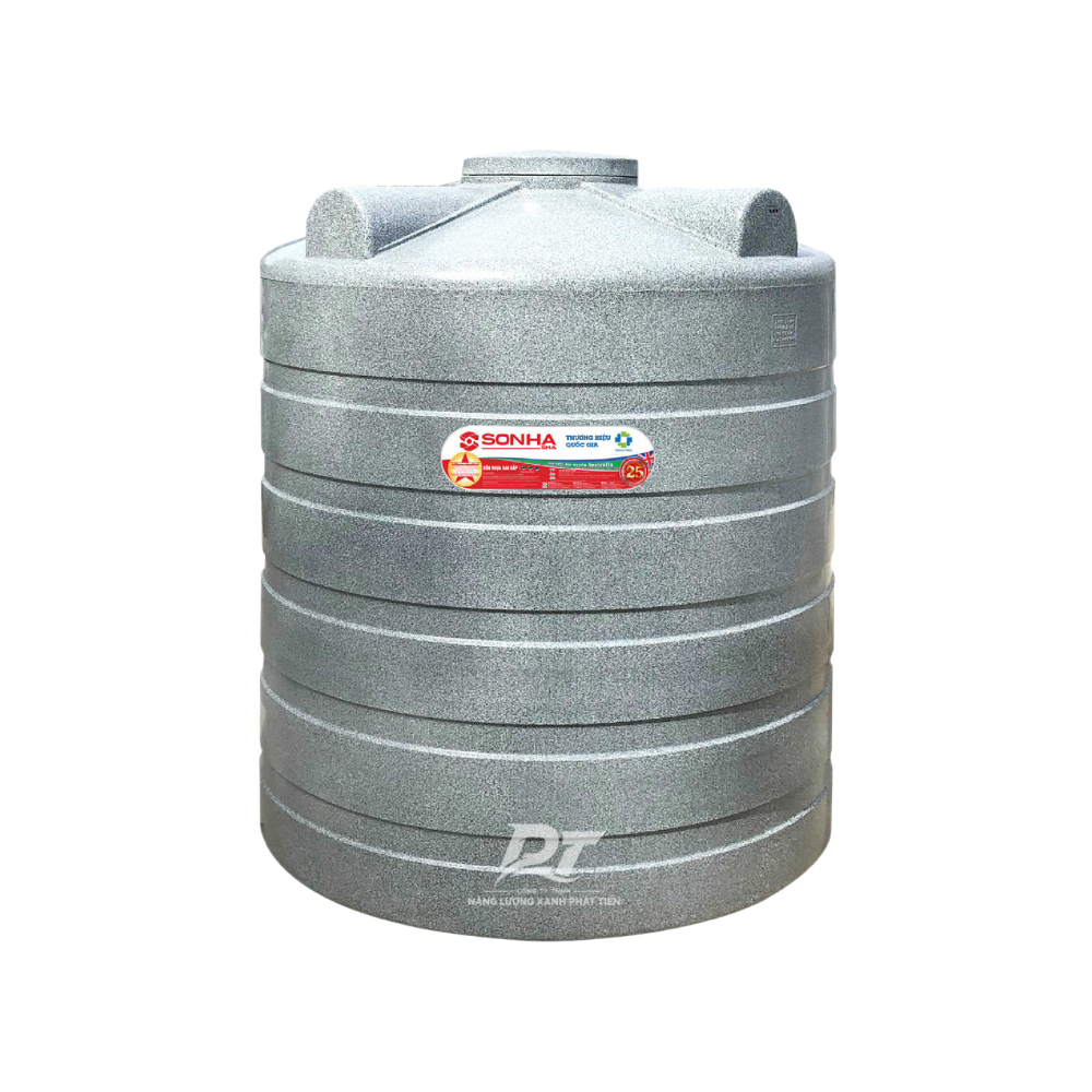Bồn nhựa Sơn Hà vân đá 500L đứng
