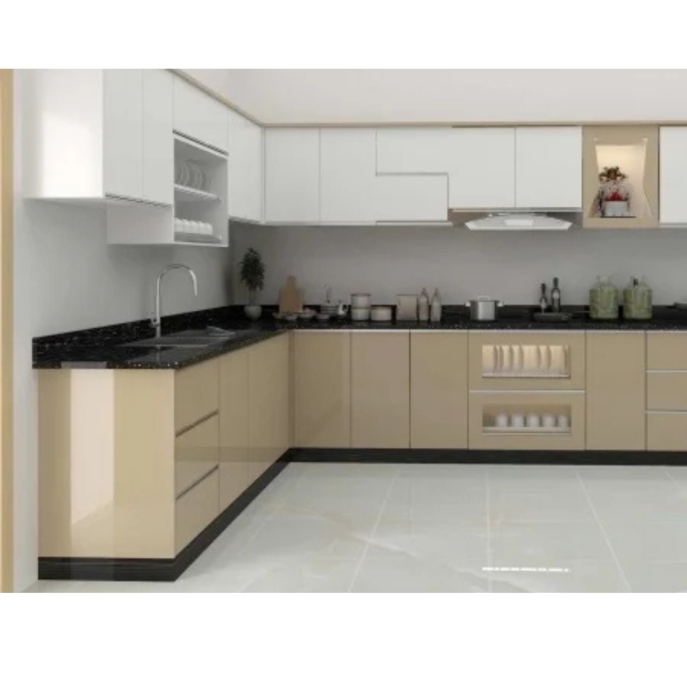 Tủ bếp inox 304 Hwata cửa Acrylic HWARC06