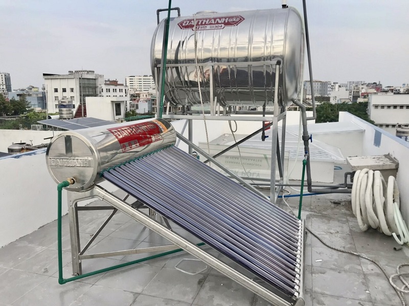 Trọn bộ Bồn nước và Máy nước nóng năng lượng mặt trời Đại Thành Gold Trọn bộ Bồn nước và Máy nước nóng năng lượng mặt trời Đại Thành Gold