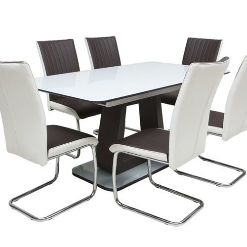 Bộ bàn ăn Hong Kong DI-630 ( bàn + 6 ghế )