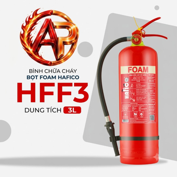 Bình Chữa Cháy Bọt Foam 3 Lít Hafico HFF3