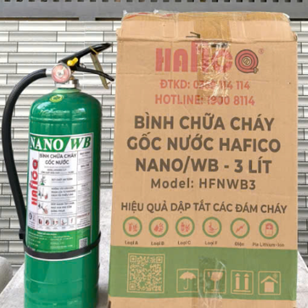 Bình Chữa Cháy Gốc Nước 3L NANO/WB Hafico HFNWB3