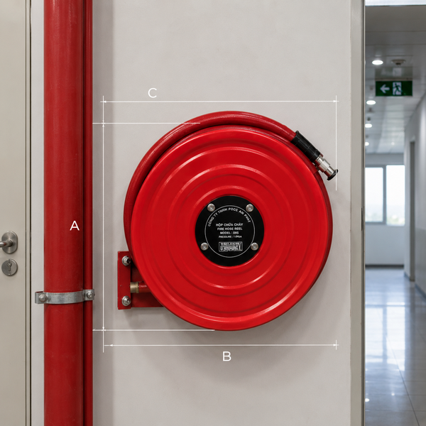 Vòi Hose Reel DN25 x 30M x 1.2Mpa Tomoken