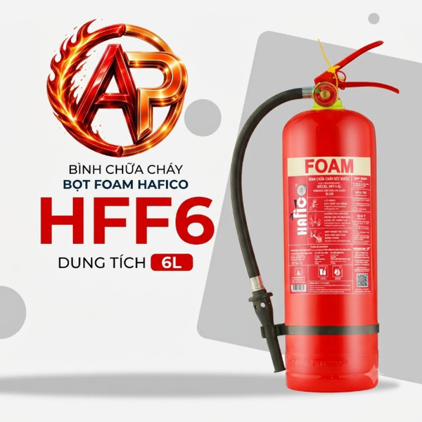 Bình Chữa Cháy Bọt Foam 6 Lít Hafico HFF6