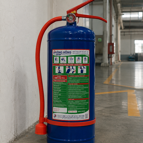 Bình Chữa Cháy Đa Năng Gốc Nước 600ML SH.WB0.6 Sông Hồng