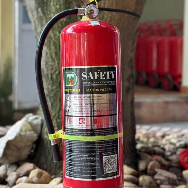 Bình Chữa Cháy Bột 8Kg MFZL8 Có Kiểm Định Safety
