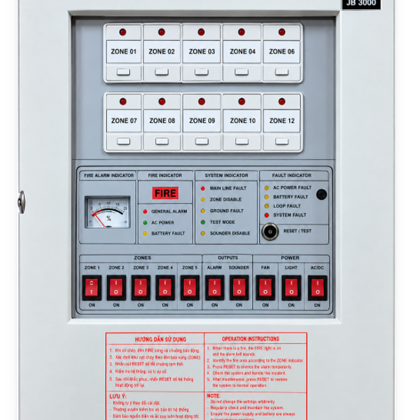 CM-P1-20L Tủ Trung Tâm Báo Cháy 20 Kênh Chungmei