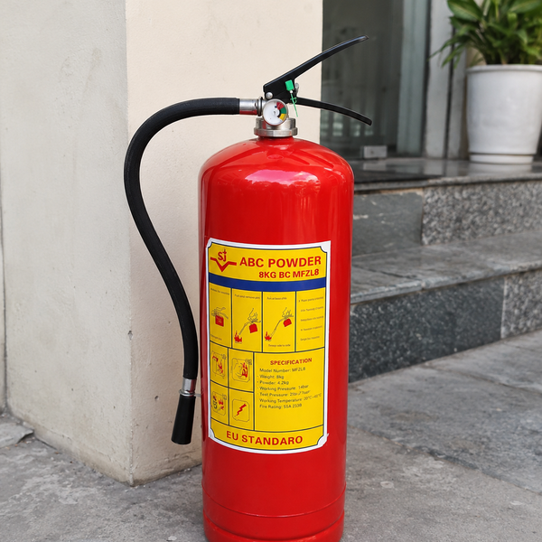 Bình Chữa Cháy Bột ABC 8Kg Có Kiểm Định Yongjin