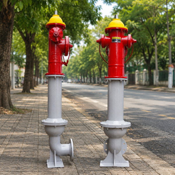 Trụ Nước Chữa Cháy 3 Cửa BQP 83MEC