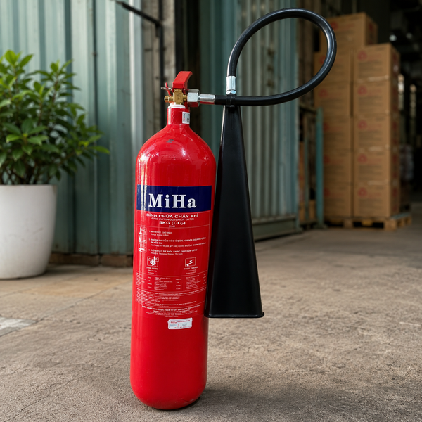 Bình Chữa Cháy Khí CO2 5Kg MIHA Có Kiểm Định