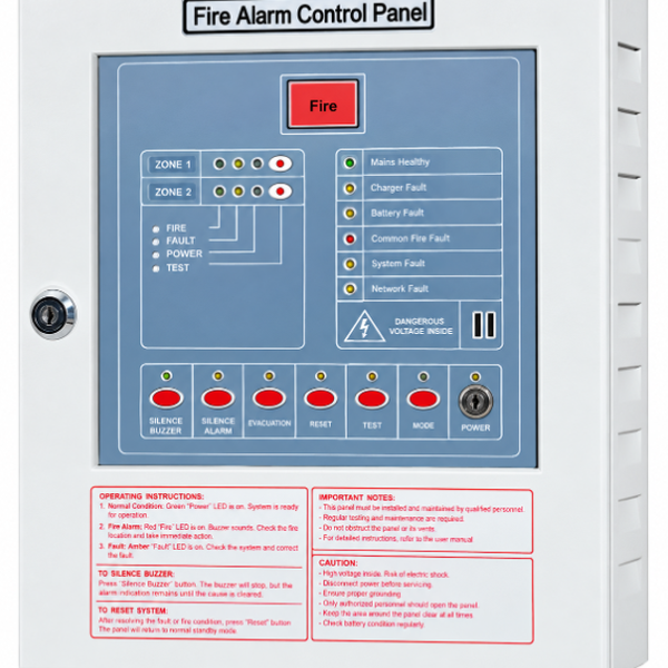 CM-P3-2L Tủ Trung Tâm Báo Cháy 2 Kênh Chungmei