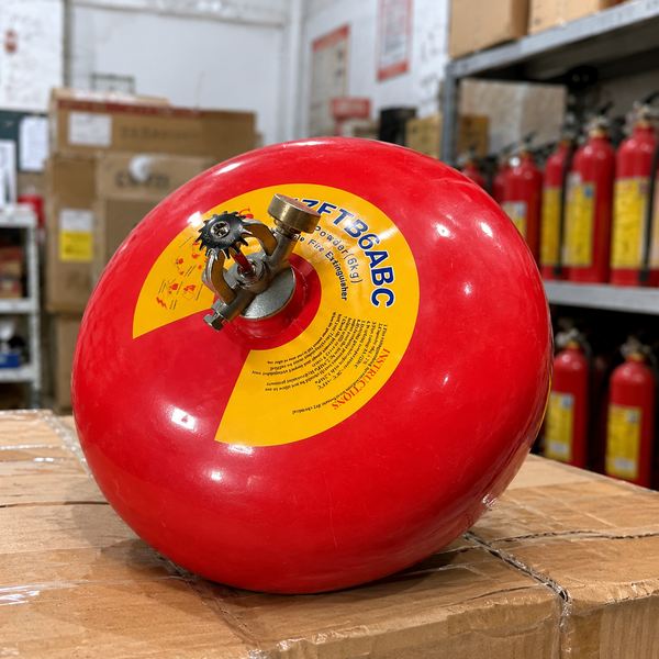 Bình Cầu Chữa Cháy Bột ABC 6Kg Có Kiểm Định Yongjin